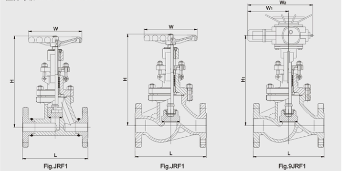 GB截(jie)止閥結構尺寸(cùn)圖