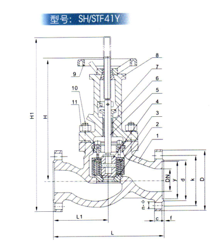 疏水調(diào)節閥産品(pǐn)結構圖