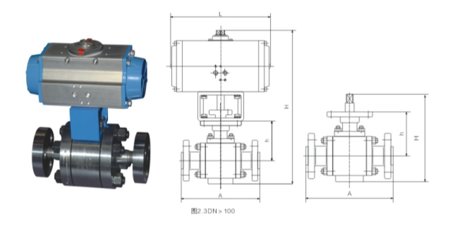 固定式(shì)金屬硬密封高(gāo)壓球閥産品結(jié)構圖 固定式金(jīn)屬硬密封高壓(yā)球閥産品結構(gòu)圖
