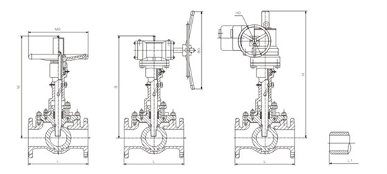 軌道球(qiú)閥結構尺(chi)寸圖 軌道(dao)球閥結構(gòu)尺寸圖