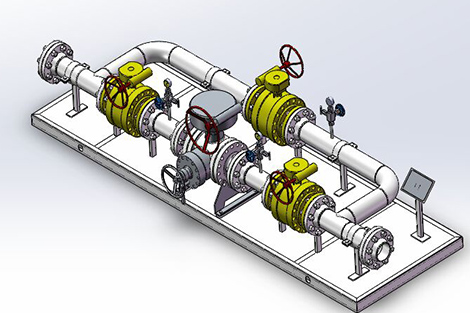 原油管(guǎn)道清管撬 原油管道(dào)清管撬