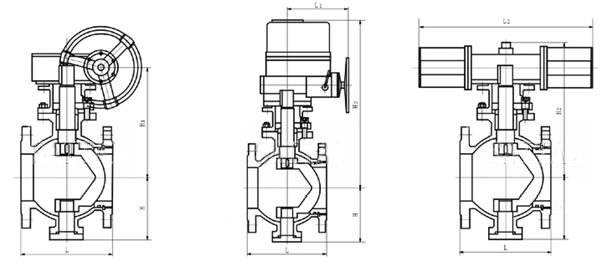 V型球閥(fá)結構圖 V型(xing)球閥結構(gou)圖