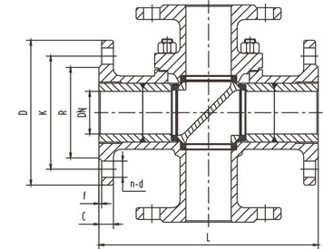 四通球閥(fa)結構 四通球閥(fá)結構
